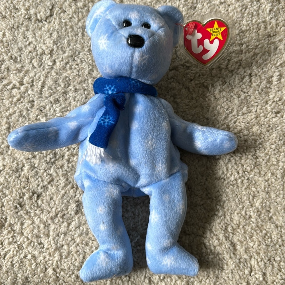 NWT TY beanie baby 1999 Holiday Bear
